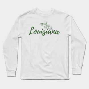 Louisiana Magnolia Long Sleeve T-Shirt